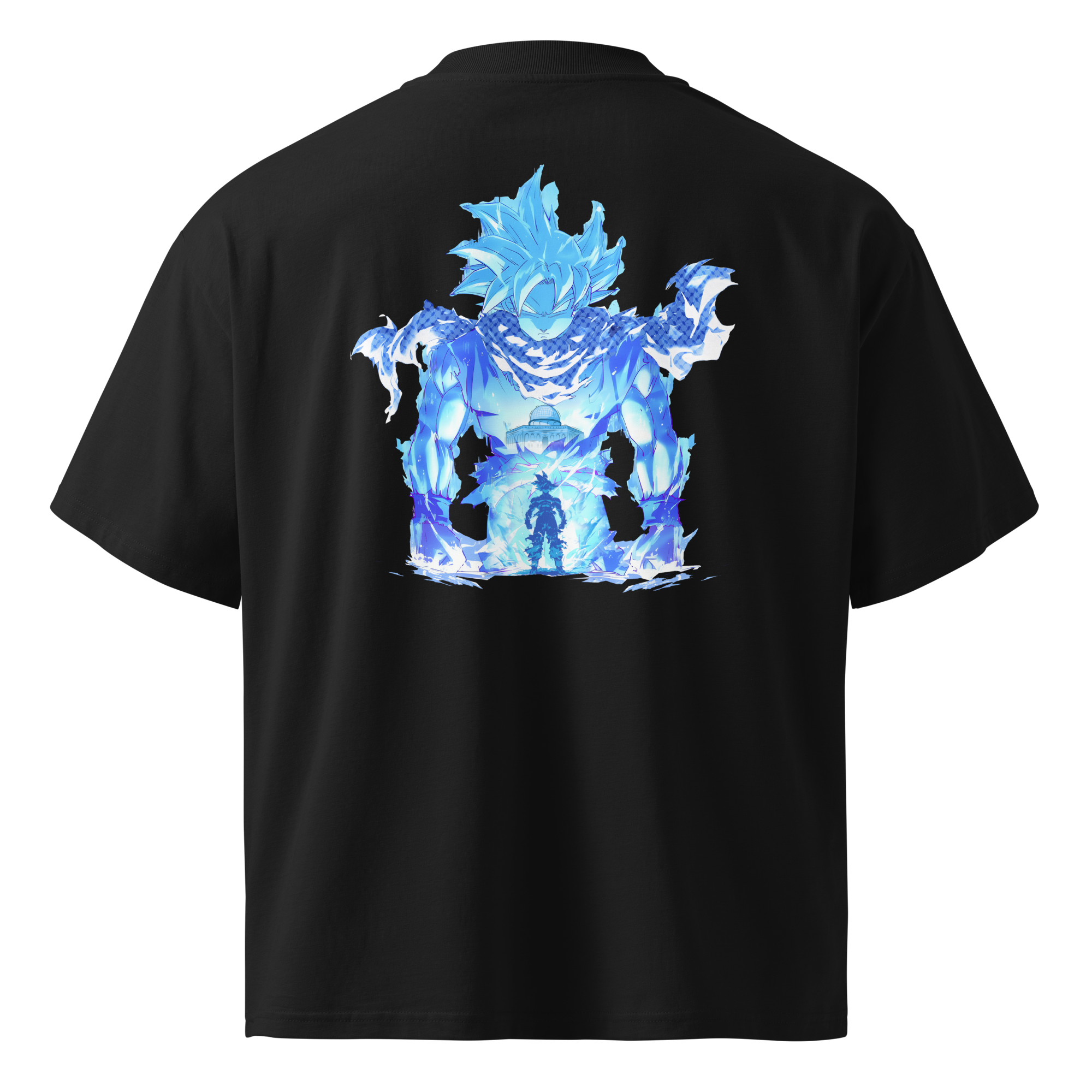 unisex-organic-oversized-high-neck-t-shirt-black-back-696c23d1ade96