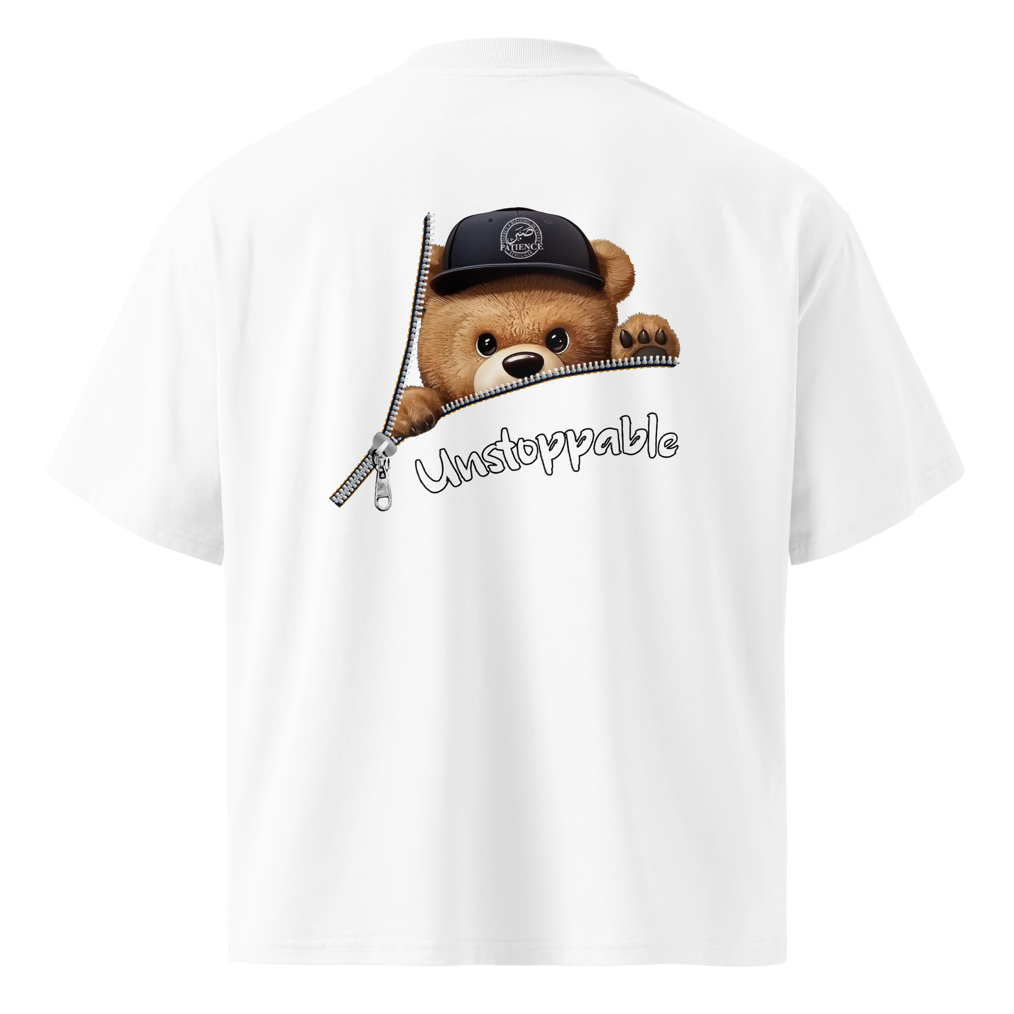 unisex-organic-oversized-high-neck-t-shirt-white-back-696c234abc0b4